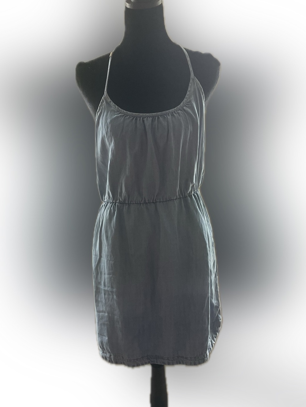 Women's denim adjustable Spaghetti Strap dress